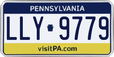 PA license plate LLY9779