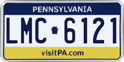 PA license plate LMC6121