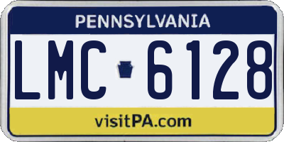 PA license plate LMC6128