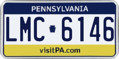 PA license plate LMC6146