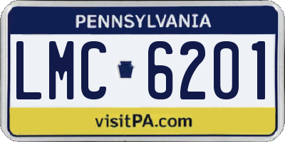 PA license plate LMC6201