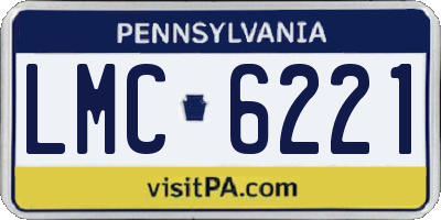 PA license plate LMC6221