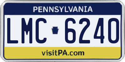 PA license plate LMC6240