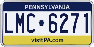 PA license plate LMC6271