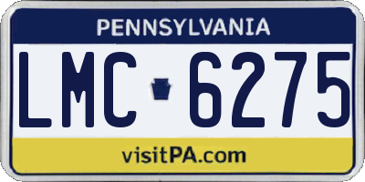 PA license plate LMC6275