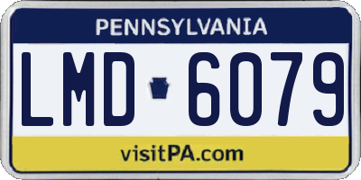 PA license plate LMD6079