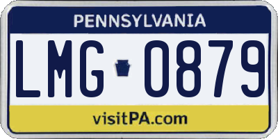 PA license plate LMG0879