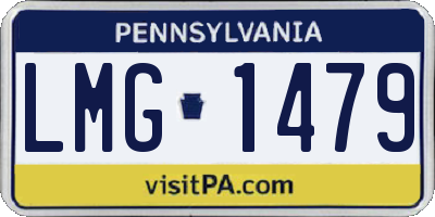 PA license plate LMG1479