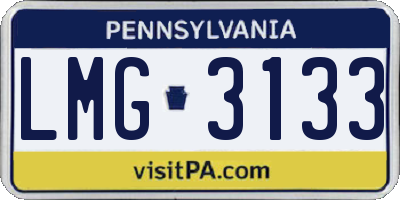 PA license plate LMG3133