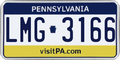 PA license plate LMG3166