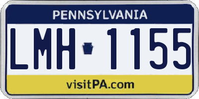 PA license plate LMH1155