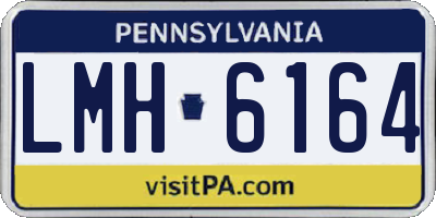 PA license plate LMH6164