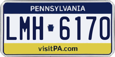 PA license plate LMH6170