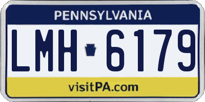 PA license plate LMH6179