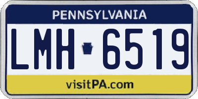 PA license plate LMH6519