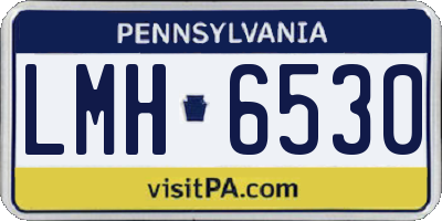 PA license plate LMH6530