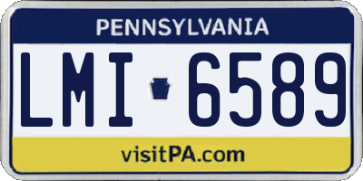 PA license plate LMI6589