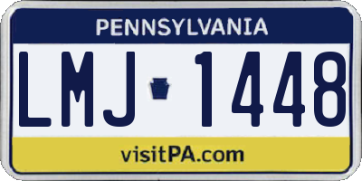 PA license plate LMJ1448