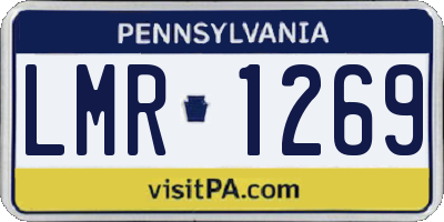 PA license plate LMR1269