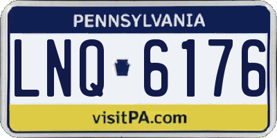 PA license plate LNQ6176
