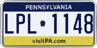 PA license plate LPL1148