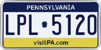 PA license plate LPL5120