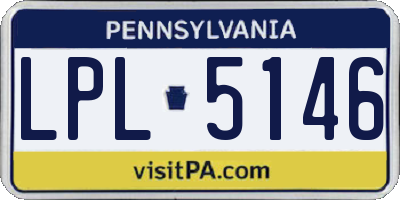 PA license plate LPL5146