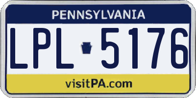 PA license plate LPL5176