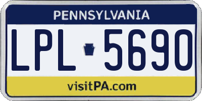 PA license plate LPL5690