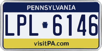 PA license plate LPL6146
