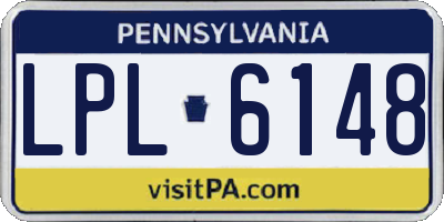 PA license plate LPL6148