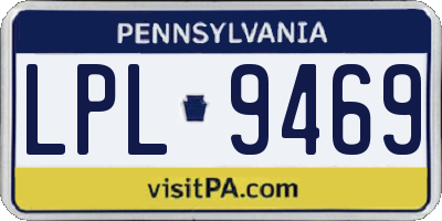PA license plate LPL9469