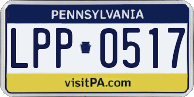 PA license plate LPP0517