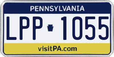 PA license plate LPP1055