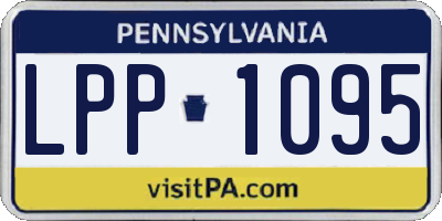 PA license plate LPP1095