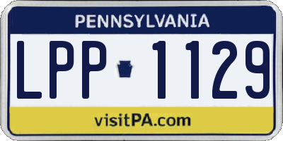 PA license plate LPP1129