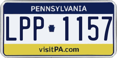 PA license plate LPP1157