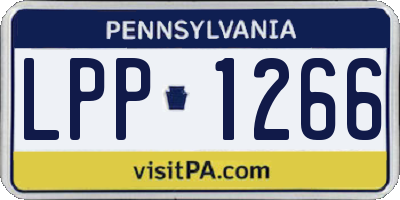 PA license plate LPP1266