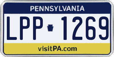 PA license plate LPP1269