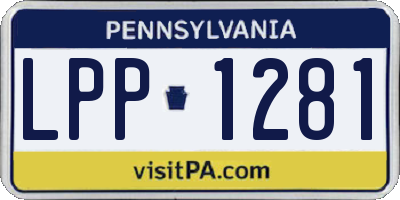 PA license plate LPP1281