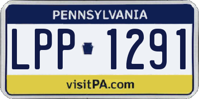PA license plate LPP1291