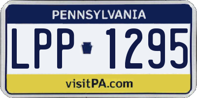 PA license plate LPP1295