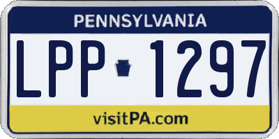 PA license plate LPP1297