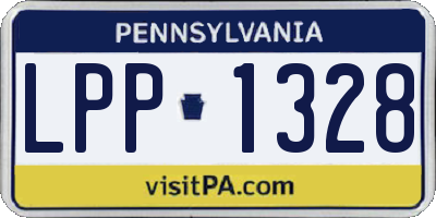 PA license plate LPP1328
