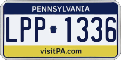 PA license plate LPP1336