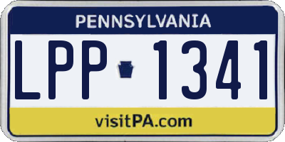 PA license plate LPP1341