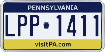 PA license plate LPP1411