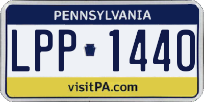 PA license plate LPP1440