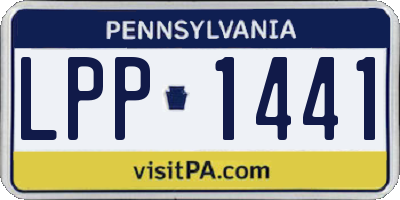 PA license plate LPP1441