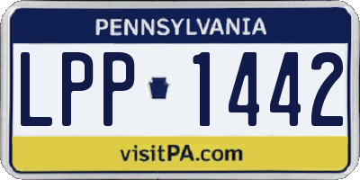 PA license plate LPP1442